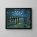Maalauksen jäljennös La Nuit étoilée sur le Rhône - Vincent Van Gogh