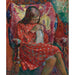 Maalauksen jäljennös La Petite Couseuse - Henri Lebasque