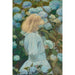 Maalauksen jäljennös La Petite Fille aux Hortensias - Jacques-Émile Blanche