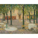 Maalauksen jäljennös La Place des buveurs d'eau, Aix-les-Bains - Henri Le Sidaner