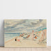 Maalauksen jäljennös La Plage de Deauville - Henri Lebasque