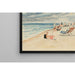 Maalauksen jäljennös La Plage de Deauville - Henri Lebasque