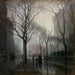 La Plaza après la pluie - Paul Cornoyer — näkymä teoksesta