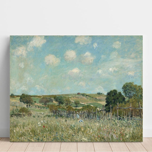 Maalauksen jäljennös La Prairie - Alfred Sisley
