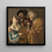 La Procuress - Dirck Van Baburen — kehystetty taideteos seinällä