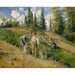 Maalauksen jäljennös La Récolte, Pontoise - Camille Pissarro