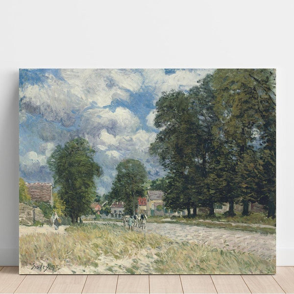 Maalauksen jäljennös La Route de Marly-le-Roi - Alfred Sisley