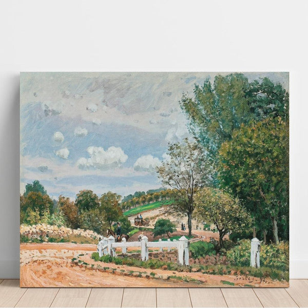 Maalauksen jäljennös La Route de Verrières - Alfred Sisley