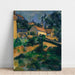 Maalauksen jäljennös La Route tournante à Montgeroult - Paul Cézanne