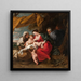 La Sainte Famille - Jan Van Den Hoecke — kehystetty taideteos seinällä