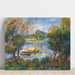 Maalauksen jäljennös La Seine à Argenteuil - Pierre-Auguste Renoir
