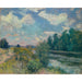 Maalauksen jäljennös La Seine à Bougival (1876) - Alfred Sisley