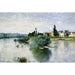Maalauksen jäljennös La Seine à Lavacourt - Claude Monet