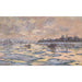 Maalauksen jäljennös La Seine à Lavacourt, Débâcle - Claude Monet