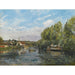 Maalauksen jäljennös La Seine à Port-Marly - Camille Pissarro