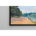 Maalauksen jäljennös La Tamise avec Hampton Church - Alfred Sisley