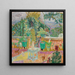 La Terrasse ou Une terrasse à Grasse - Pierre Bonnard — kehystetty taideteos seinällä