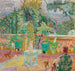 La Terrasse ou Une terrasse à Grasse - Pierre Bonnard — näkymä teoksesta