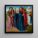 La Vierge, Saint Jean et les Trois Maries - Gerard David — kehystetty taideteos seinällä