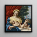 La Vierge des Roses - Giovanni Battista Salvi da Sassoferrato — kehystetty taideteos seinällä