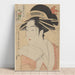 Maalauksen jäljennös La courtisane Kisegawa - Kitagawa Utamaro