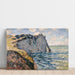 Maalauksen jäljennös La falaise d'Aval, Étretat - Claude Monet