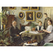 Maalauksen jäljennös La famille de l'artiste - Paul Fischer