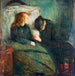 La fille malade - Edvard Munch — näkymä teoksesta