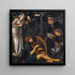 La folie de Sir Tristram - Sir Edward Coley Burne-Jones — kehystetty taideteos seinällä