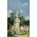 Maalauksen jäljennös La fontaine d'Apollon, Madrid - Joaquín Sorolla