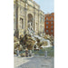Maalauksen jäljennös La fontaine de Trevi à Rome - Antonietta Brandeis