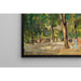 Maalauksen jäljennös La grande rue du lac à Wannsee avec des promeneurs - Max Liebermann