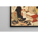 Maalauksen jäljennös Calligraphy Lesson - Kitagawa Utamaro