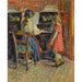 Maalauksen jäljennös La leçon de piano (Marthe et Nono) - Henri Lebasque