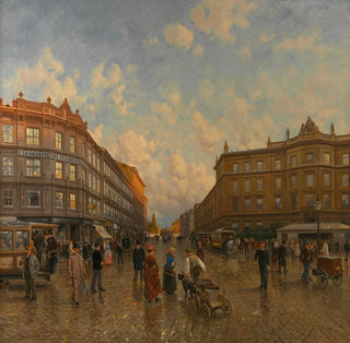 La maison de la provision des citoyens en 1888 - Ladislaus Eugen Petrovits