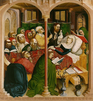 La mort de Marie Le panneau droit de l'autel de Wurzach - Hans Multscher