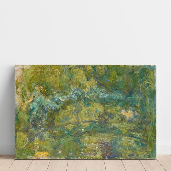 Maalauksen jäljennös La passerelle de l'étang aux nénuphars - Claude Monet