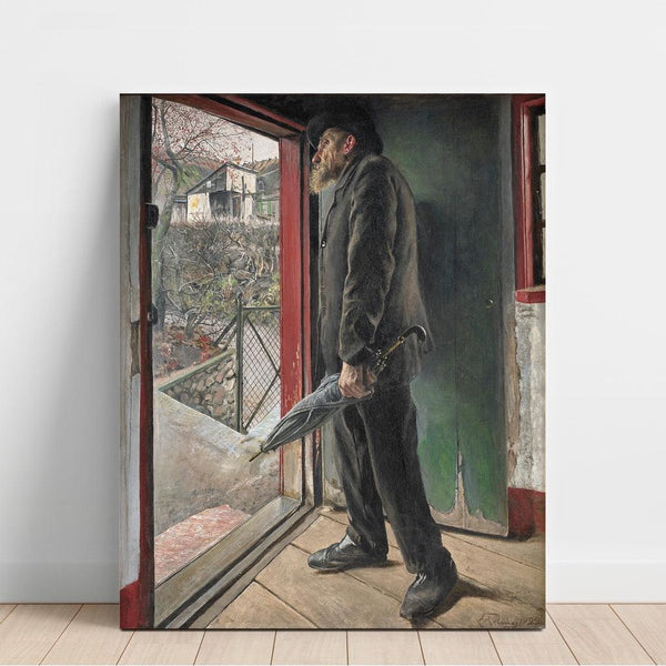 Maalauksen jäljennös Onko sade lakannut? - Laurits Andersen Ring
