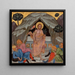 La résurrection - Taddeo di Bartolo — kehystetty taideteos seinällä