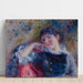 Maalauksen jäljennös La rêveuse - Pierre-Auguste Renoir