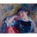 Maalauksen jäljennös La rêveuse - Pierre-Auguste Renoir