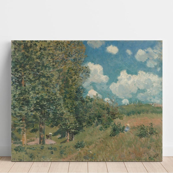 Maalauksen jäljennös La route de Versailles à Saint-Germain - Alfred Sisley