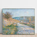 Maalauksen jäljennös La route de Vétheuil - Claude Monet