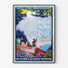 Alppien tie - Juliste vintage