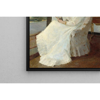 La sœur de l'artiste à la fenêtre - Berthe Morisot | Reproduction Tableau Décoration murale affiche copie