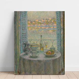 La table ronde - Henri Le Sidaner | Reproduction Tableau Décoration murale affiche copie