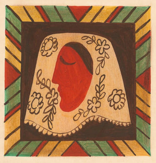 La tête d'une fille avec un foulard - Mikul Galanda
