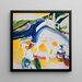 Lehmän - Wassily Kandinsky — kehystetty taideteos seinällä