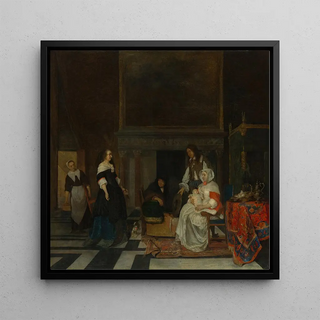 La visite à la pépinière - Gabriel Metsu