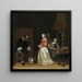 La visite des prétendants - Gerard ter Borch — kehystetty taideteos seinällä